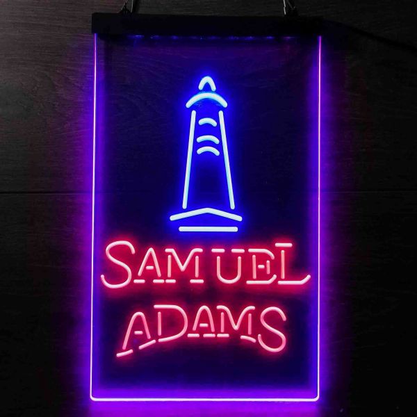 Samuel Adams Light House Dual LED Neon Light Sign